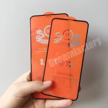 

1000pcs New 19D curved edge Tempered Glass for iPhone 11 Pro Max X XR XS MAX 19D Screen Protector Glass for iphone 6 6S 7 8 Plus