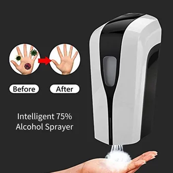 

Alcohol 1000mL Automatic Induction Disinfection Bathroom Alcohol Hand Cleaner Spray Touchless Automatic Disinfection Sprayer