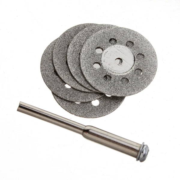 Combiubiu 6pcs 22mm Dremel Accessories Diamond Grinding Wheel Saw Circular Cutting Disc Rotary Tool for Stone | Инструменты