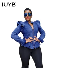 IUYB Весна Высокое качество Тонкий элегантный модный Женский Верхняя одежда однотонный круглый вырез длинный рукав сексуальный обычный комбинезон Верхняя одежда OMY5067