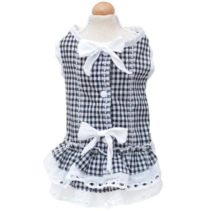 Summer Dog Dress Cute Girl Dog Clothes Princess Skirt Cat Puppy Costume