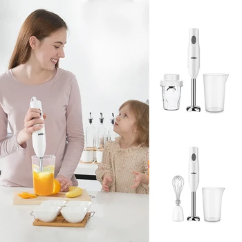 

Blender Submersible AC220V 150W 600ML Immersion With Wisk Chopper Shredder Machine Kitchen Juicer Breakfast For Children Family