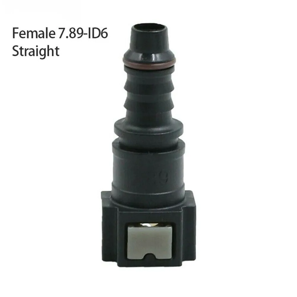Auto Fuel Pipe Hose Joint Quick Release Fitting Set 1 Pc Straight 7.89 Mm ID6 B1-7.89-ID6 Straight Connector Auto Replacement fuel line connector,hose coupler