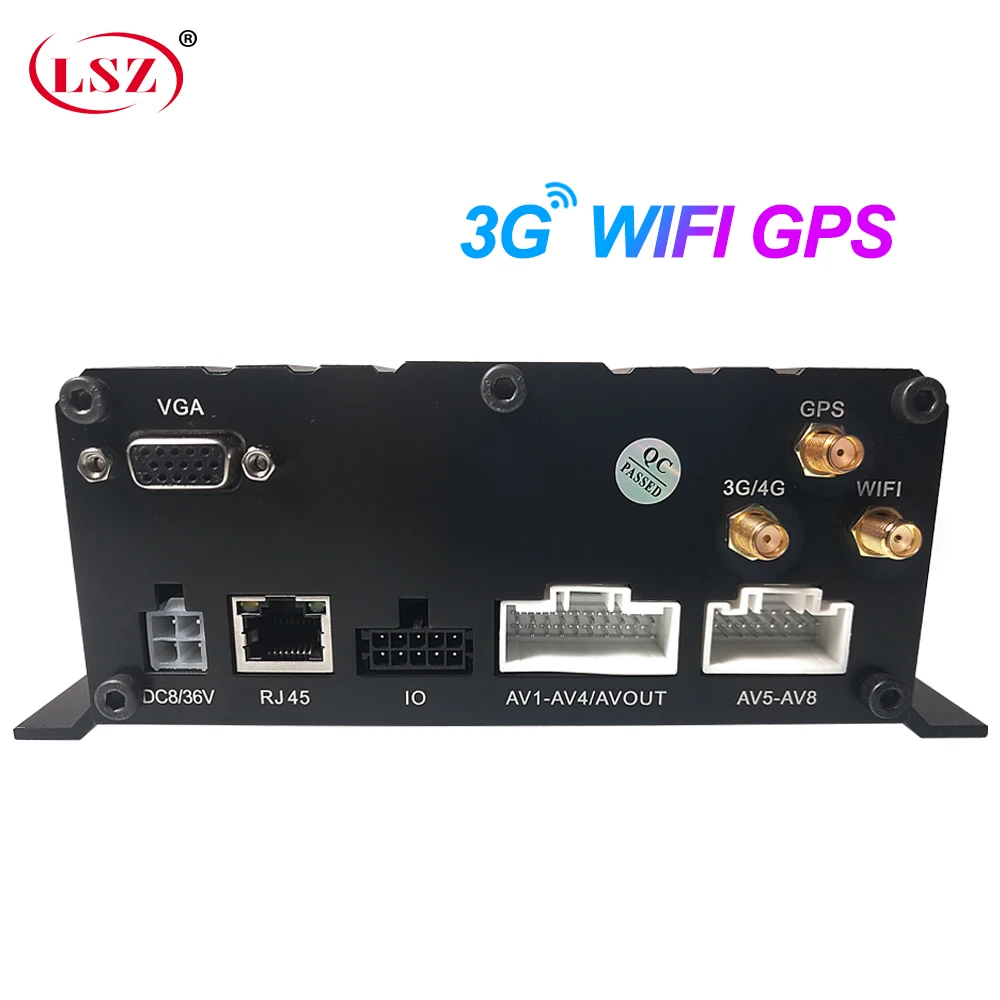  LSZ 6CH 720 P/960 P/1080 P AHD tarjeta SD + hdd vehículo MDVR 3G GPS WIFI autobús escolar móvil DVR