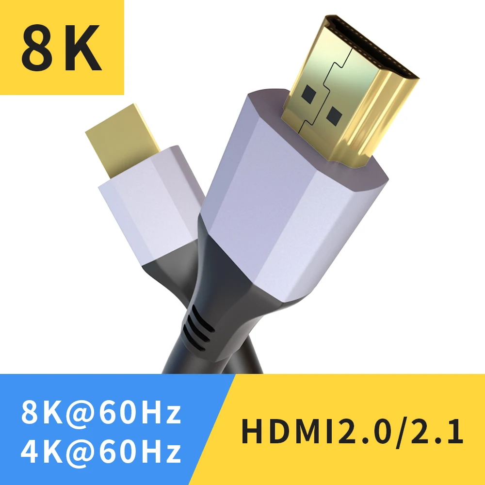 

cable hdmi 2.0 4k 1080p cord splitter for Projector PS4 Switch adapter 1m 2m 3m 4m 5m hdmi 2.1 cable male to male 8k converter