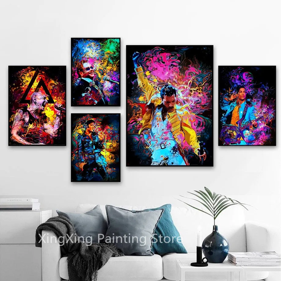 Diamond Painting Rock Music 5D DIY Of Mosaic Paint Embroidery 3D Cross Stitch Kit | Дом и сад