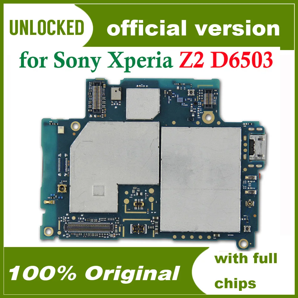Системные платы для Sony Xperia Z2 L50W D6503 100% оригинальные разблокированные материнская