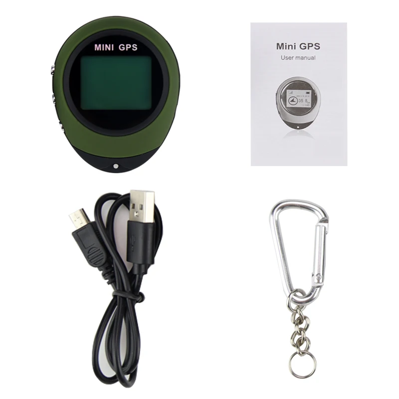 

Mini GPS Tracker Tracking Device Travel Portable Keychain Locator Pathfinding Motorcycle Vehicle Sport Handheld Keychain
