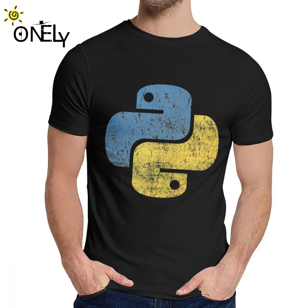 

Round Collar Programmer Vintage Python T-shirt 2019 New For Man Comfortable La Camiseta Hot Sale