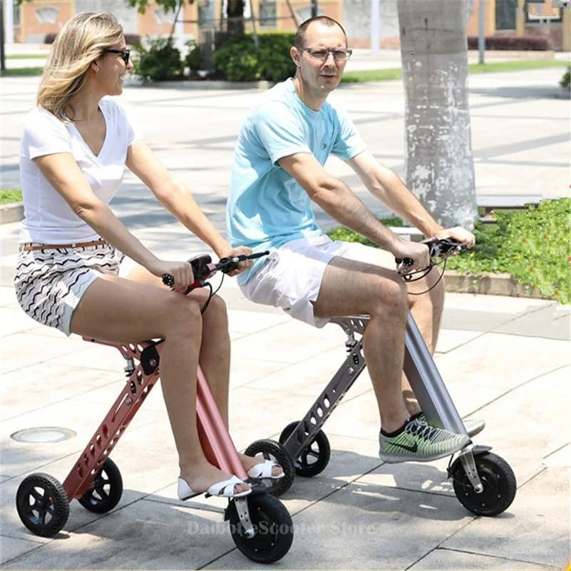 Daibot Folding Three Wheels Electric Scooter Electric Scooters 8'' 250W 36V Portable Electric Bikes Adults With Double Absorber  (5)