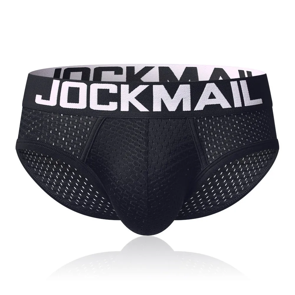 JOCKMAIL Новое мужское нижнее белье из шелкового ледяного шелка крутые дышащие