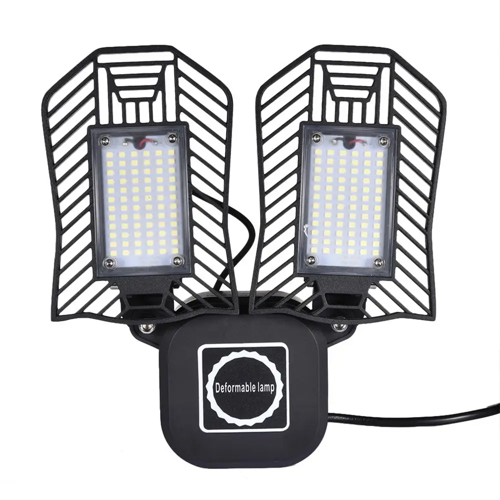 

AC85-265V 60W Adjustable Deformable Garage Light Waterproof SMD2835 144Led Mining Lamp For Indoor Parking Industrial Warehouse