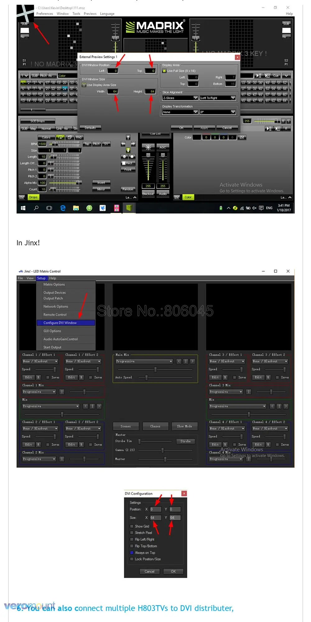 H803TV обновленный madrix DMX/SPI LIVE контроллер передачи данных компьютера или DVI на контроллер резервного заряда с led-дисплеем