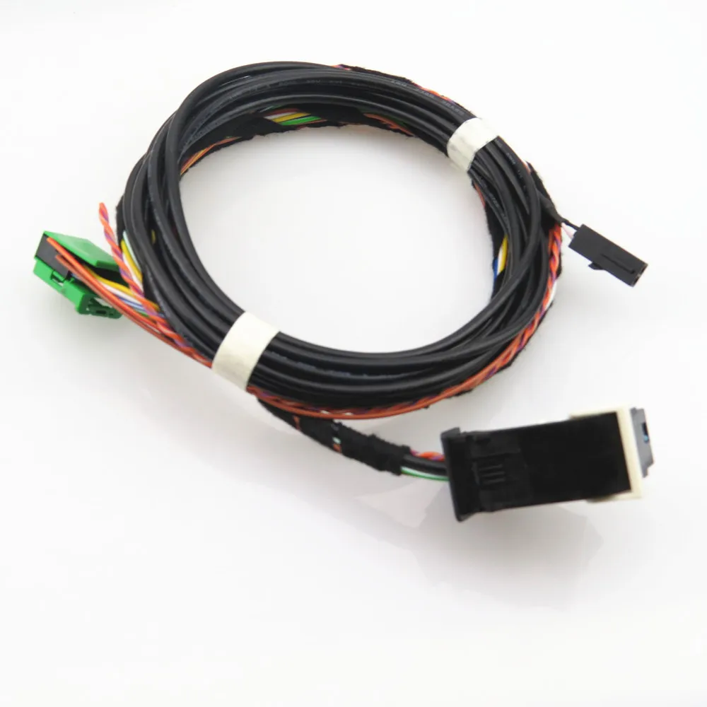 FHAWKEYEQ RCD510 RNS510 9w2 модуль Bluetooth Avec микрофон Harnais для VW Golf Jetta MK5 MK6 Passat B6 B7 Tiguan 1K8 035 730