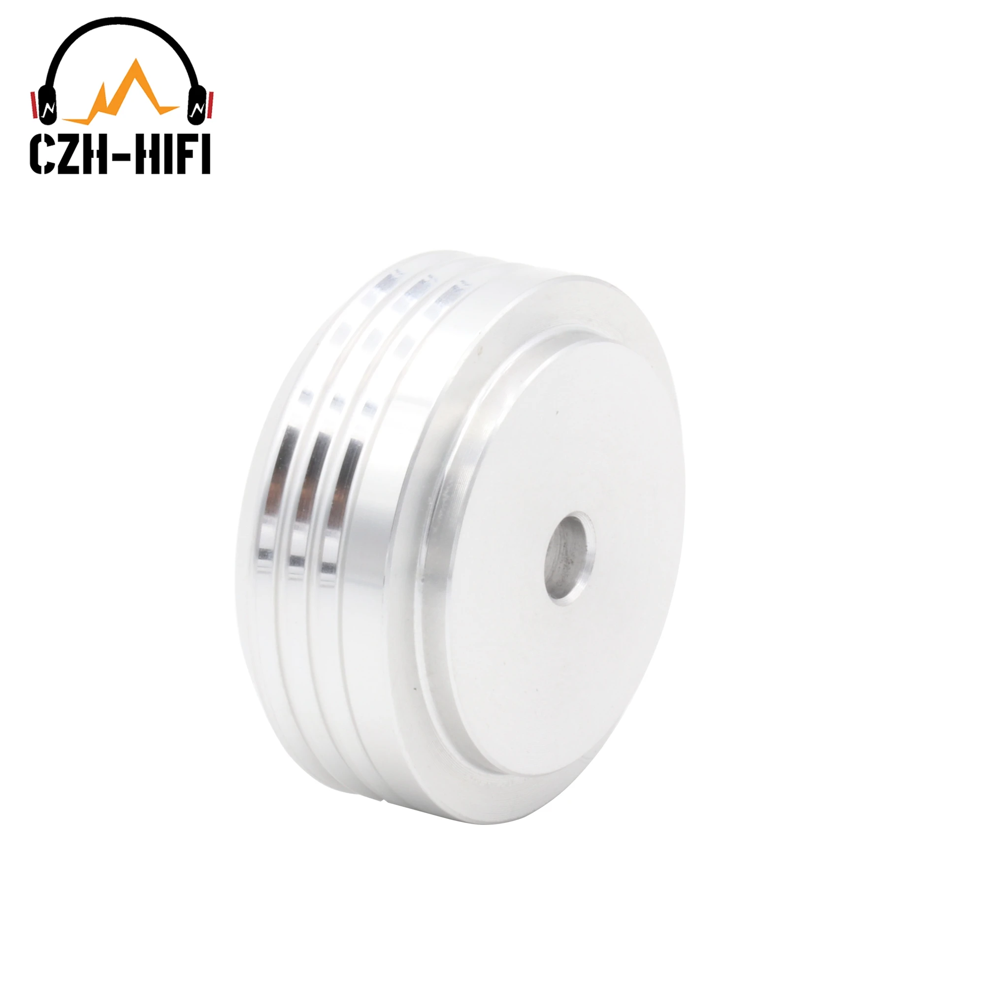 1pc 30x14mm CNC Gefräste Solide Aluminium Isolation Stand Basis Matte Füße Pad für Audio Verstärker Lautsprecher subwoofer DAC Plattenspieler CD – Detail 6