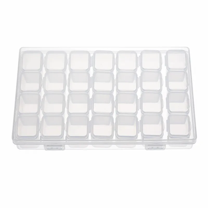 style 24 Plastic Makeup Organizer Box Cosmetics Storage Container Acrylic Lipstick Holder Jewelry Organizer Sundries Case Makeup Box - Цвет: style 24