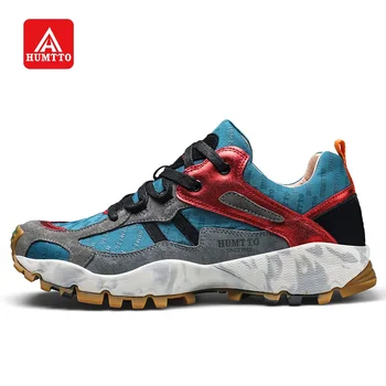

HUMTTO Men Walking Shoes Urban Leisure Fashion Cushioning Jogging Fitness Sports Shoes Mixed Color Lightweight Non Slip