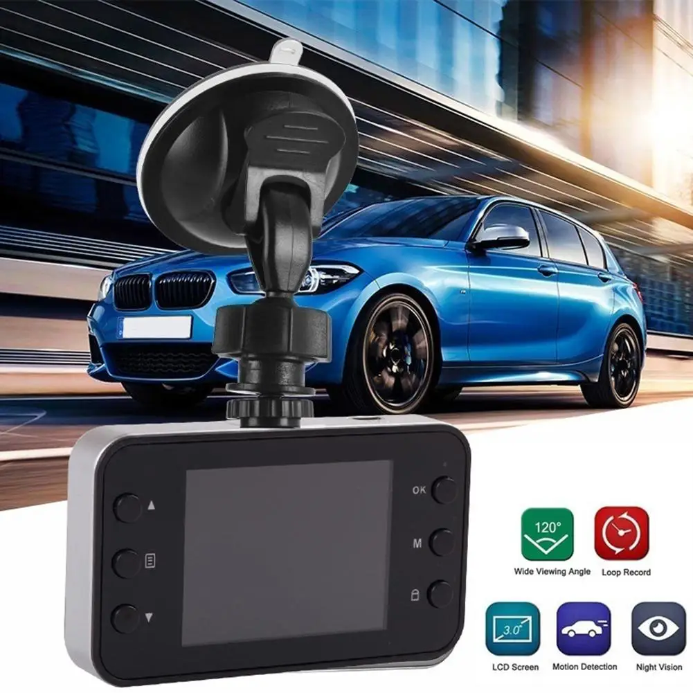 Автомобильный видеорегистратор K6000 мини HD Автомобильный видеорегистратор камера видеорегистратор ночного видения вождение автомобиля видео рекордер Автомобильный видеорегистратор Водонепроницаемый