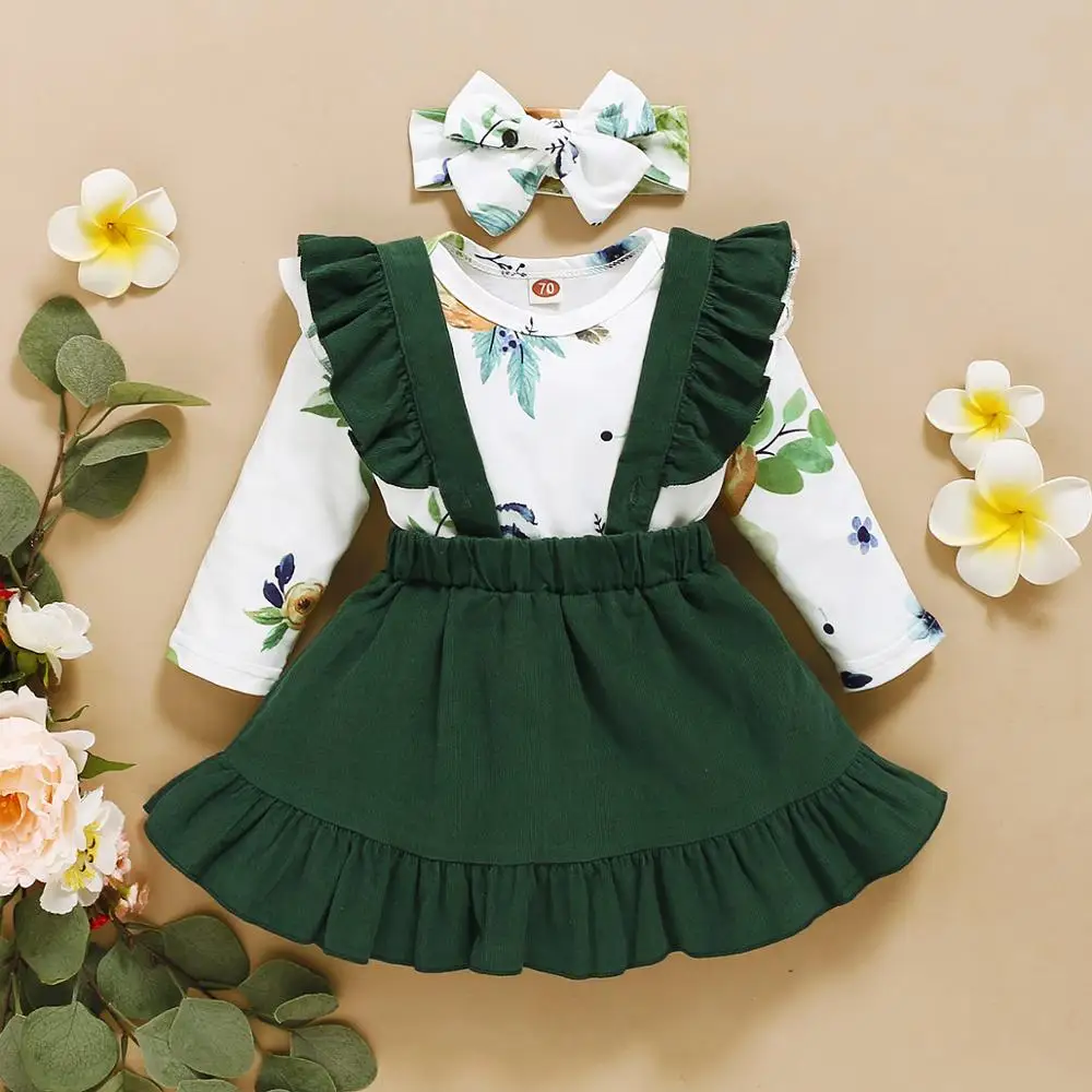 Toddler Girl Outfits Free Shipping Baby Clothes 12 Month Floral Print