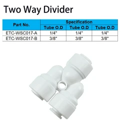 For Aquarium RO Water Filter Reverse Osmosis System Fit 1/4
