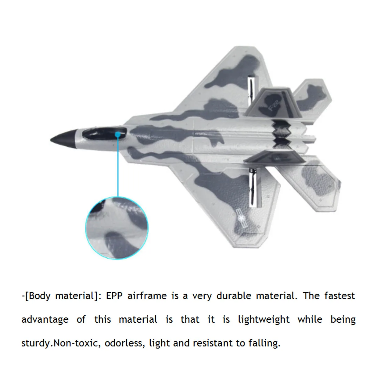 FX-822 F22 2,4 GHz EPP RC Самолет RTF с батарейным пультом дистанционного управления RC Квадрокоптер модель самолета