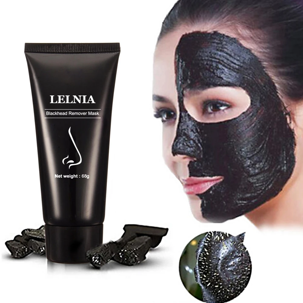 

Best Face m ask Black m ask b lackhead Remove Pore Strips Clean Skin Purifying Head Peel Off Acne Removal 60g+8g