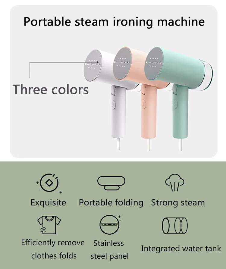 Description Picture 2 of itemDMWD Household Handheld hanging Iron Portable Folding Steam Iron Electric Garment Steamer Mini Ironing Machine Fast Heat Travel