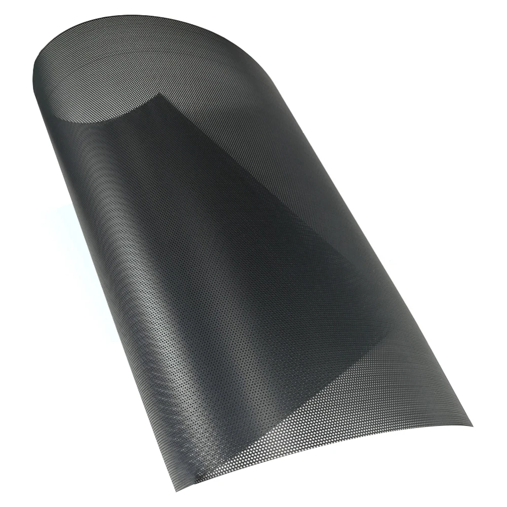Computer PC Dustproof Cooler Fan Case Cover Black Dust Filter Mesh Roll 1m Length 30cm Width 0.3mm Thickness 0.8mm Mesh Hole