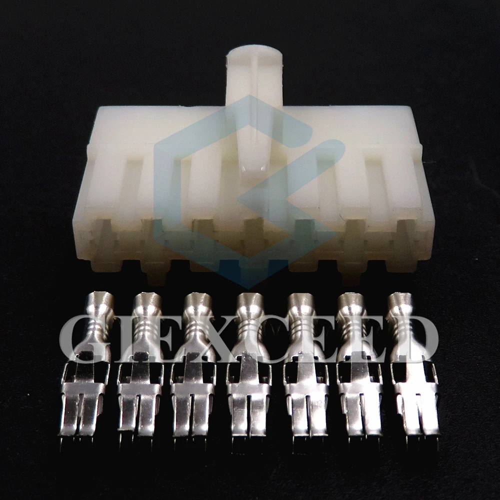 

2 Sets 7 Pin Auto Connector Automotive Electric Cable Haness Socket 3.5 Series Car Unsealed Adapter 927295-1