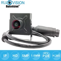 Mini caméra de surveillance intérieure POE IP HD IPC, caméra de sécurité vidéo, objectif grand angle, petite taille, ONVIF, P2P, RTSP, 3MP, 4MP, 5MP 1