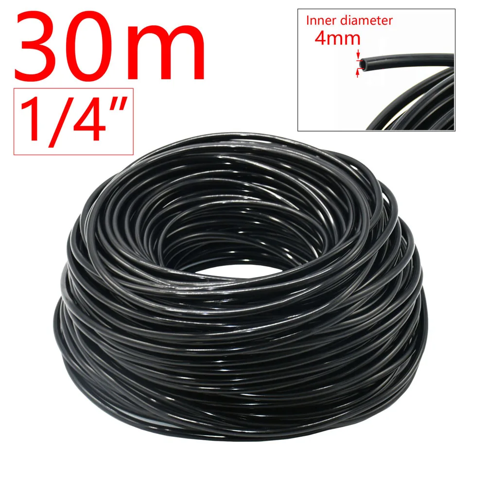 Hidyliu Tubo Flessibile a Goccia 10M Tubo Flessibile per Irrigazione 8/11mm di Irrigazione per Irrigazione per Tubi in PVC a Goccia da Giardino per Serra