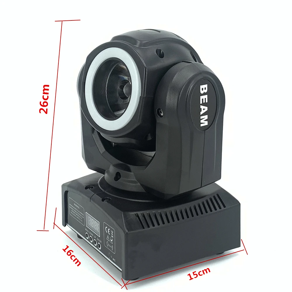 DJ светильник ing mini moving head светодиодный 60 Вт Луч сценический светодиодный светильник с 12 Светодиодный SMD5050 RGB супер яркий светодиодный стробоскоп Точечный светильник фирмы "DMX" контроль