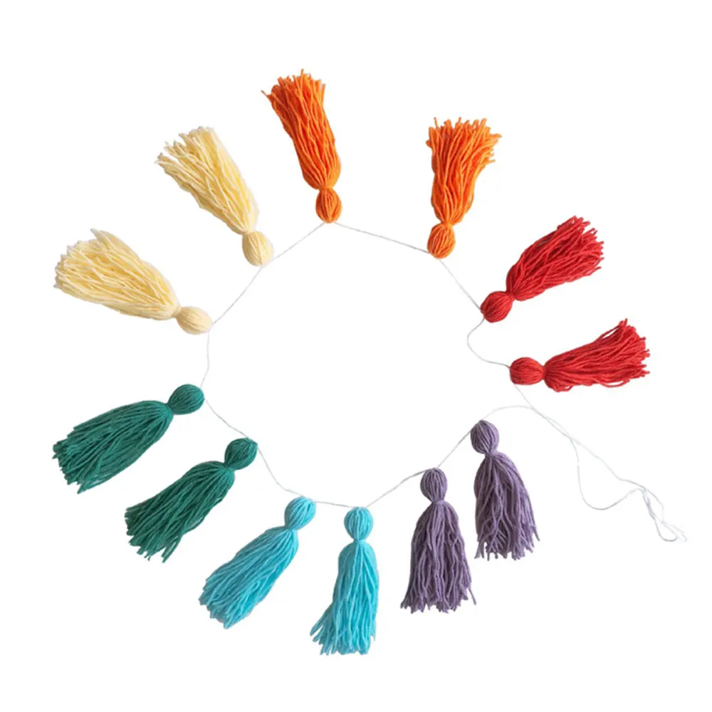 Гирлянды с кисточками украшение-Гирлянда для девочек Декор для комнаты шар для волос подвесная Подвеска для детского декора гирлянда с помпонами в скандинавском стиле декор для детей