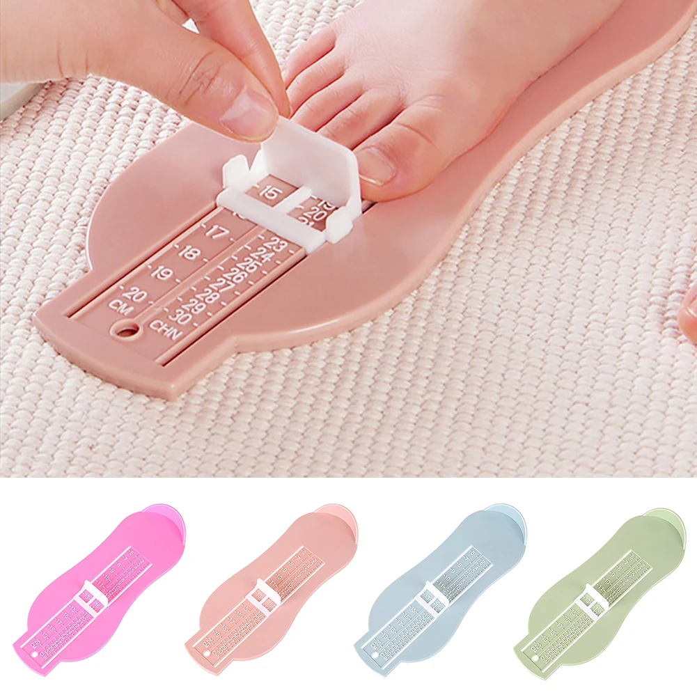 5 Colors Baby Foot Ruler Kids Foot Length Measuring device child shoes calculator for chikdren Infant Shoes Fittings Gauge Tools
