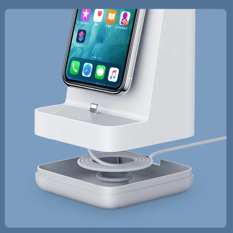 Зарядная Станция Hagibis для Apple Watch Airpods зарядная подставка iPhone док станция iWatch серии