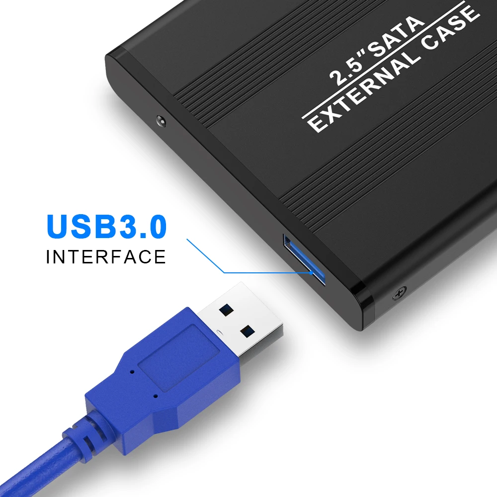 Rocketek чехол для жесткого диска алюминиевый 2,5 дюймов SATA для USB 3,0 SSD адаптер Коробка для жесткого диска внешний корпус для ноутбука Настольный ПК