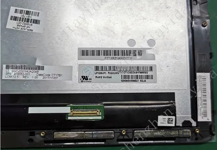 Для hp Elite x2 612 g2 ЖК-дисплей сенсорный экран стекло дигитайзер сборка LP120UP1-SPA8 SPA5