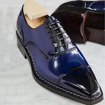 

Men pu Leather Shoes Low Heel Casual Shoes Dress Shoes Brogue Shoes Spring Ankle Boots Vintage Classic Male Casual YK020