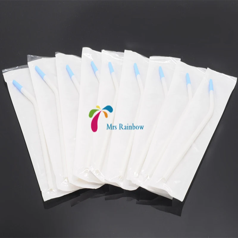 50/Pcs Dental Clinic Disposable Surgical Suction Tips Tube Plastic Long Slim Type Dentist Lab Supplies Tools | Красота и здоровье