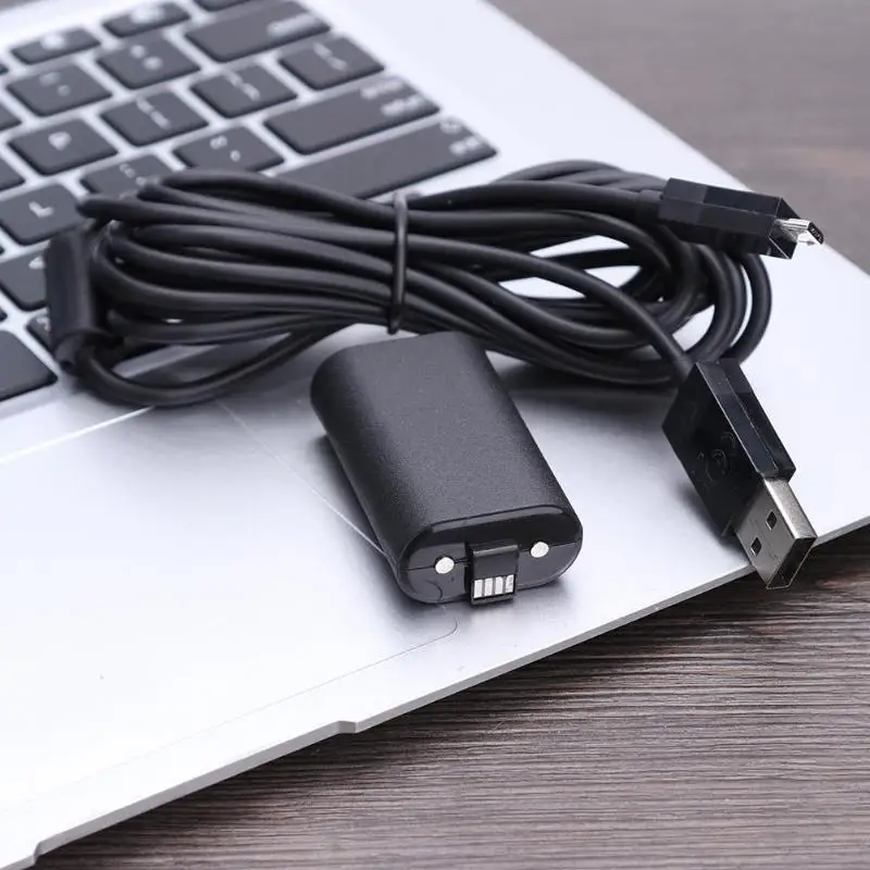 1400 мАч аккумулятор Перезаряжаемый резервный аккумулятор и USB кабель для xbox ONE геймпад защита от перезаряда и схема безопасности