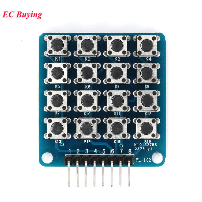 4-Key Keyboard Module - Universal Push Button Switch Board For DIY Electronics Projects DC 0-48V