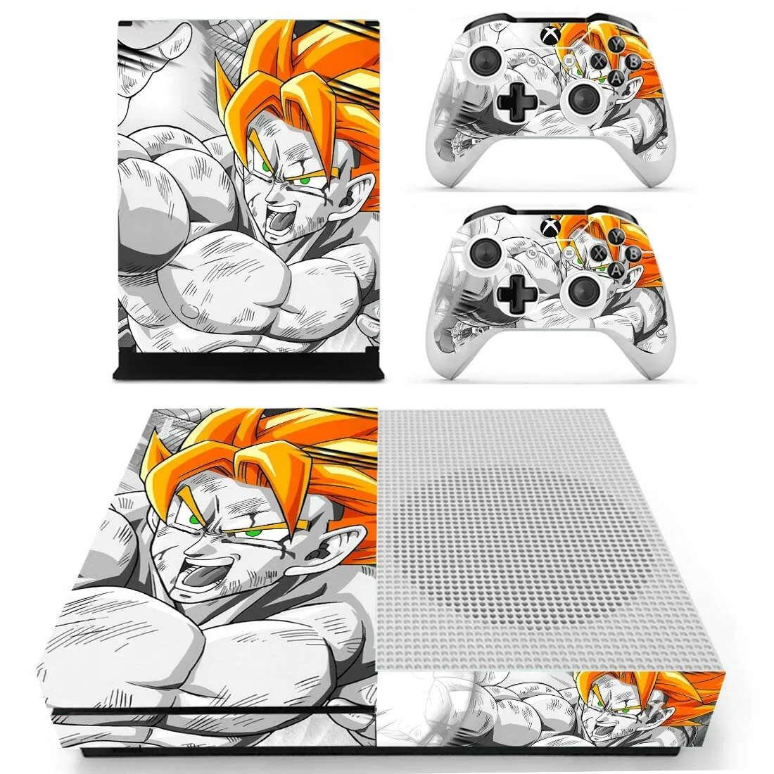 Для Xbox One S Наклейка s Жемчуг дракона виниловый наклейки для кожи Pegatina для Xbox one тонкая консоль и два контроллера шкуры