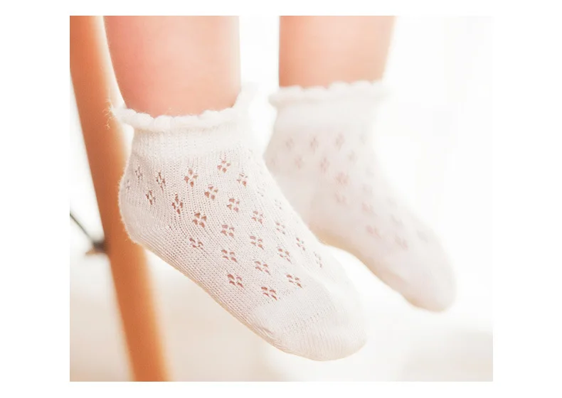 5 пар/партия, носки для новорожденных мальчиков девочек детские летние тонкие дышащие носки из хлопка для малышей Размер От 1 до 6 лет