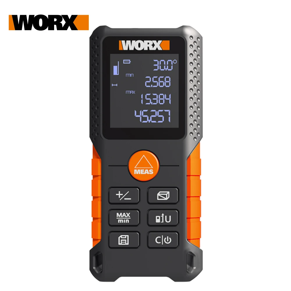 WORX Laser Rangefinder WX087 Distance Meter 40M Laser tape Range finder build Measure Digital Ruler trena roulette Dilatometer