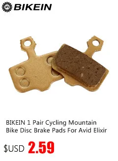 BIKEIN-4 пары горный велосипед металлический диск тормозные колодки для Avid Elixir/R/CR/CR-MAG/E1/3/5/7/9 Sram X0 XX DB1/3/5