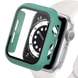 Custodia in Vetro Premium e Pellicola Protettiva per Apple Watch - Accessorio Protettivo Elegante