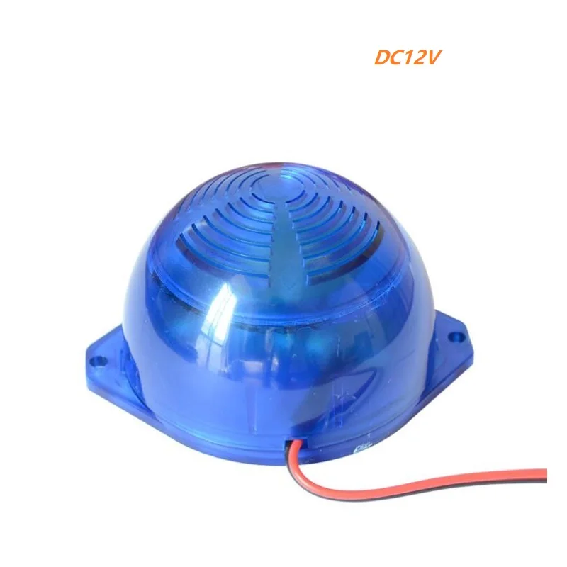 DC12V100db Alarm Siren With Strobe Light Outdoor LED Flashing Lamp Blinker Alarm Light Emergency Beacon For Shutter ring alarm wall mount Alarms & Sensors