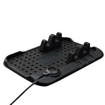 

Car Mobile Phone Holder Adjustable Bracket GPS Charging Car Dashboard Holder with Magnetic USB Data Cable
