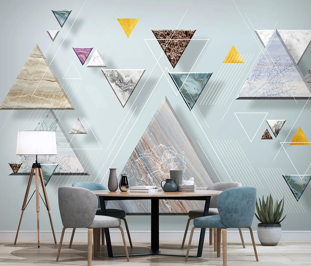 Wallpaper For Bedroom Living Room Custom 3D Mural Wall Covering Sticker Home Decor Modern Wallpaper Dropshipping