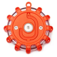 

LED Road Flares Flashing Warning Light Emergency Disc Safety Light Flashing Roadside Beacon Warning WWO66